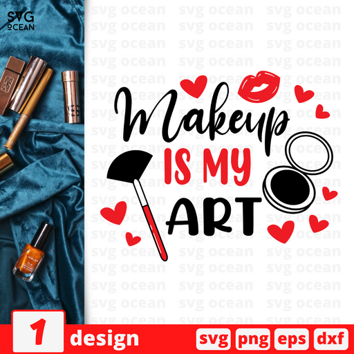 Makeup is my art SVG vector bundle - Svg Ocean