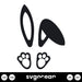 Bunny Ears SVG Free - Svg Ocean