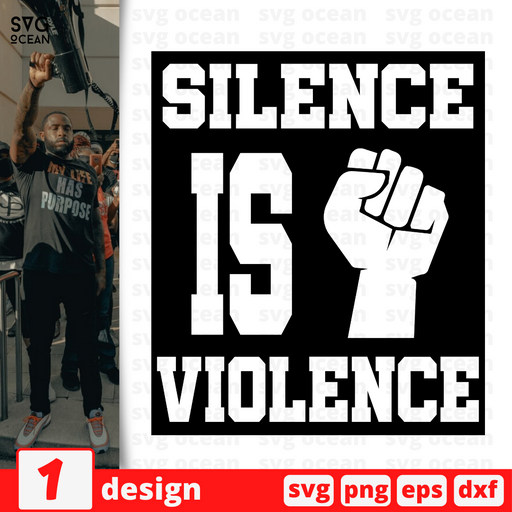 Silence is Violence SVG vector bundle - Svg Ocean