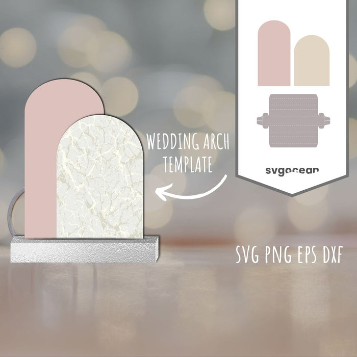 Wedding Arch Templates SVG Bundle - Svg Ocean
