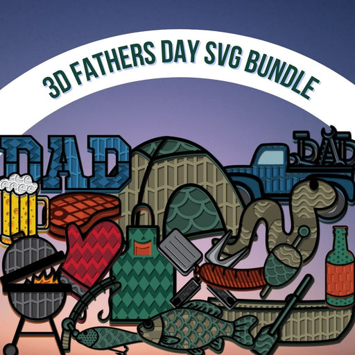 3D Fathers Day SVG Bundle - Svg Ocean