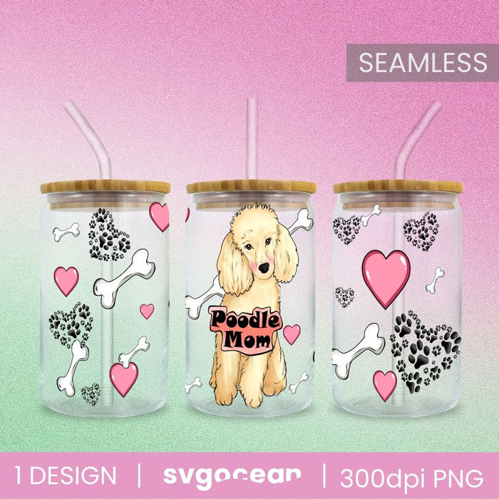 Poodle Can Glass PNG - Svg Ocean