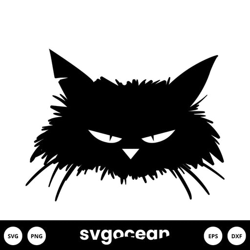 Black Cat Svg - Svg Ocean