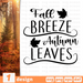 Fall breeze Autumn leaves SVG vector bundle - Svg Ocean