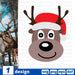 Christmas reindeer SVG Cut file - Svg Ocean