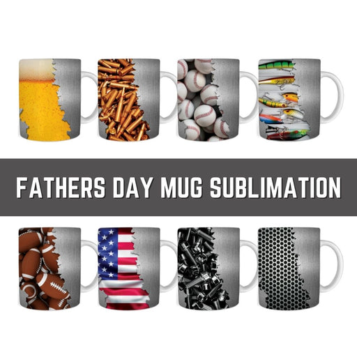 Fathers Day Mug Wrap - Svg Ocean