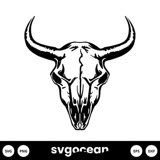 Bull Skull SVG - Svg Ocean