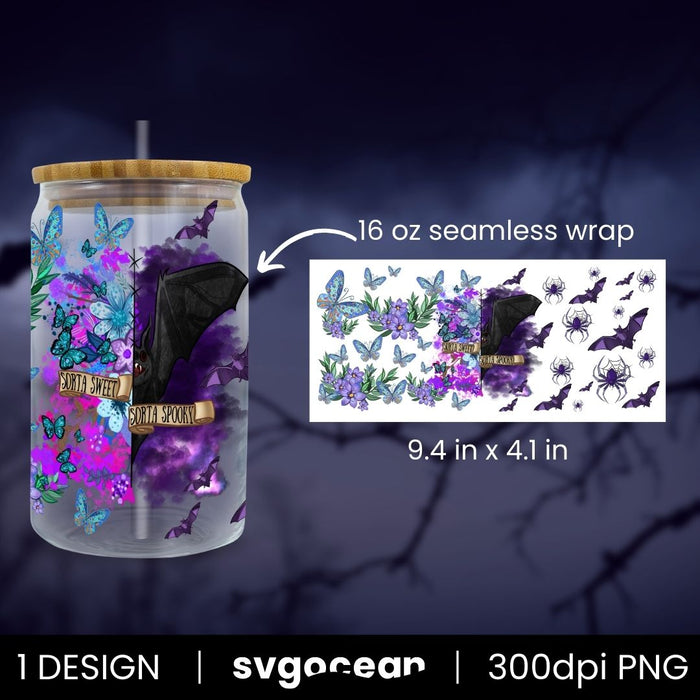 Halloween Can Glass Sublimation - Svg Ocean
