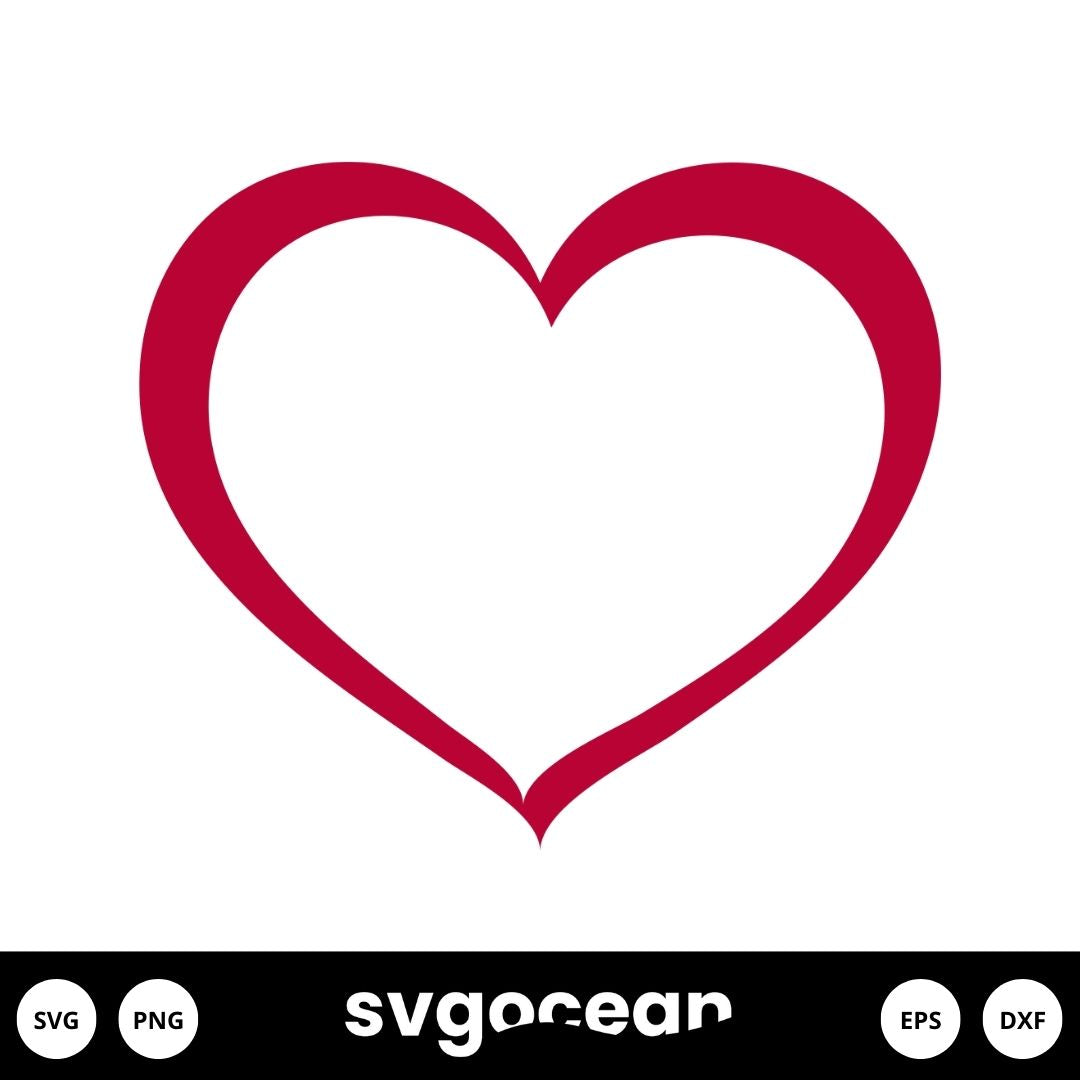 Free Heart Svg Vector For Instant Download Svg Ocean — Svgocean