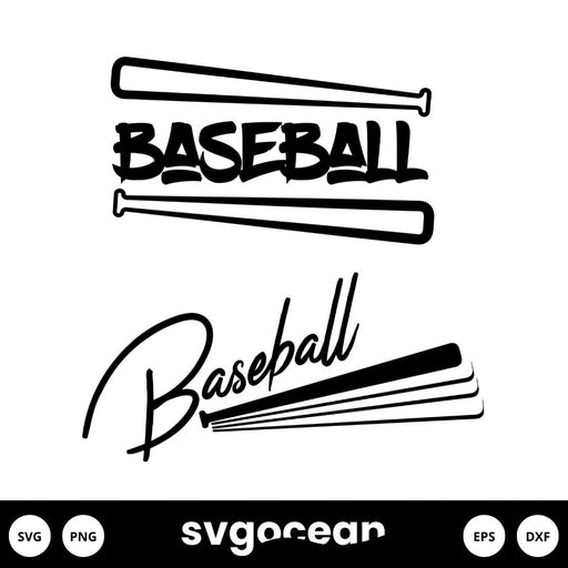 Baseball Numbers SVG Cut File By MintyMarshmallows