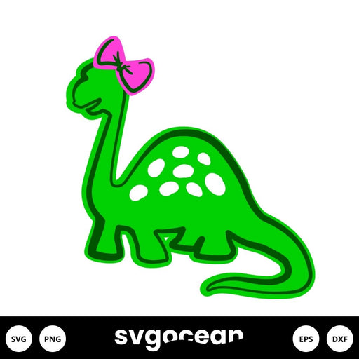 Girl Dinosaur Svg - Svg Ocean