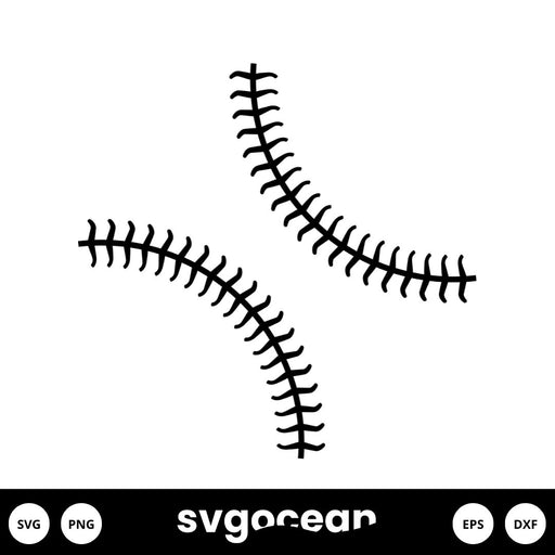 Baseball Seam SVG - Svg Ocean
