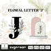 Herbal Letter J SVG - Svg Ocean