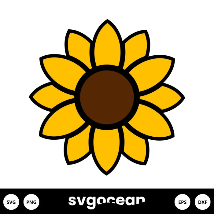 Sunflower SVG  - Svg Ocean