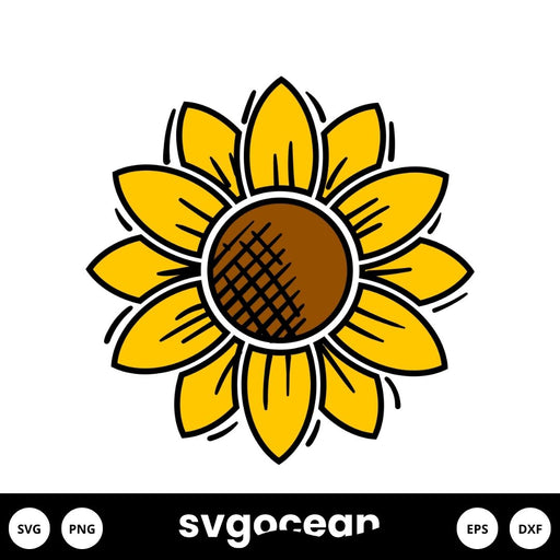 Free Sunflower Svg Cut Files - Svg Ocean