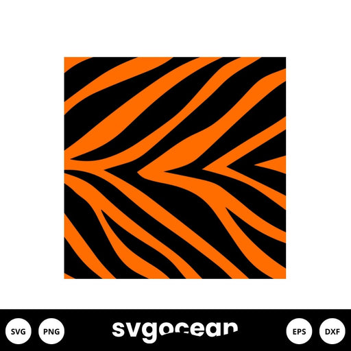 Tiger Stripes Svg - Svg Ocean