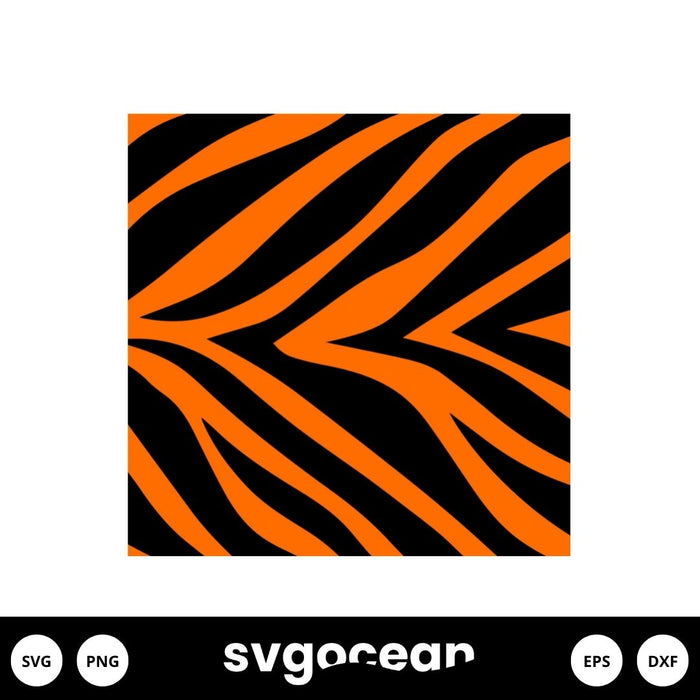 Tiger Print SVG  Tiger Pattern Png