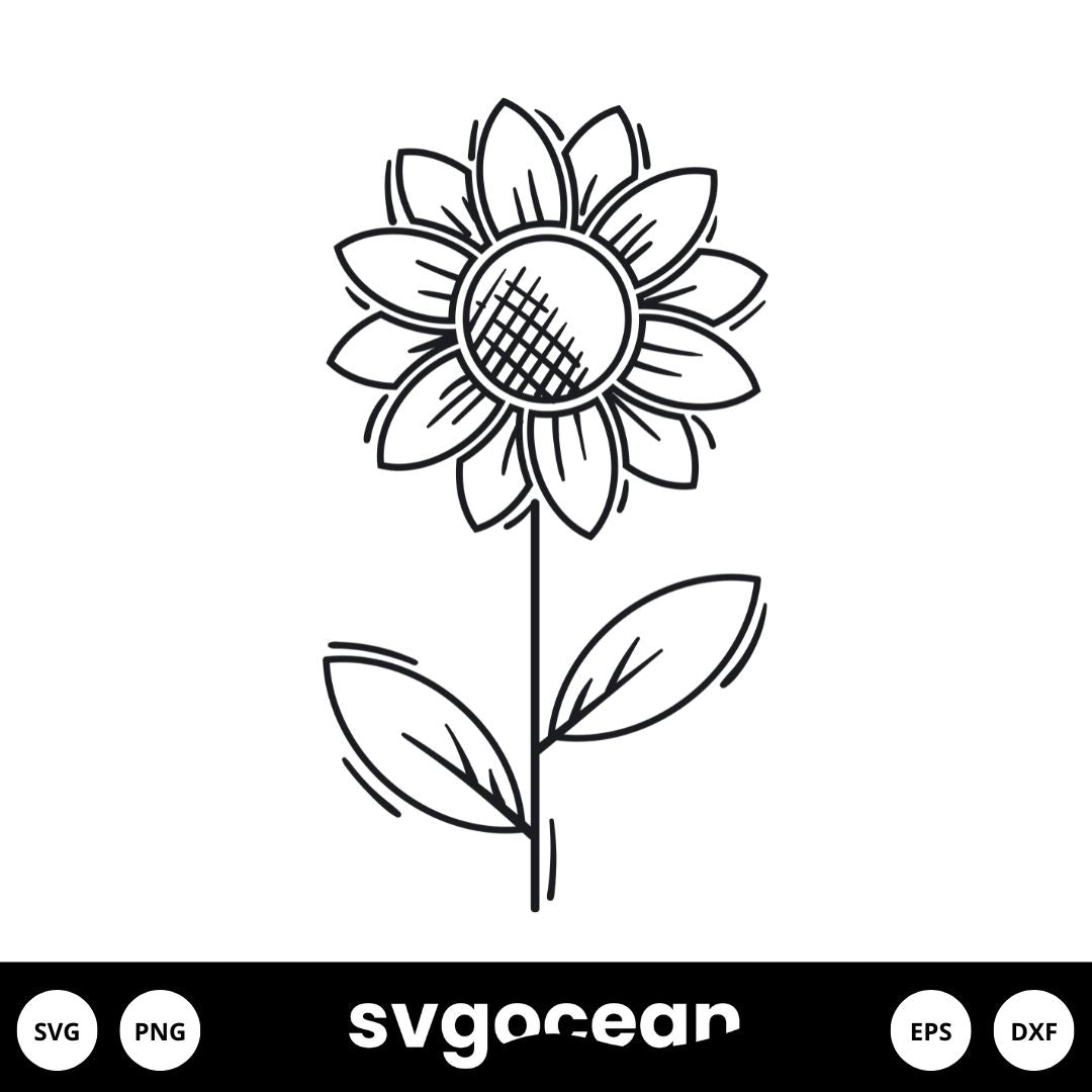 Flower stem svg, Cricut flower svg