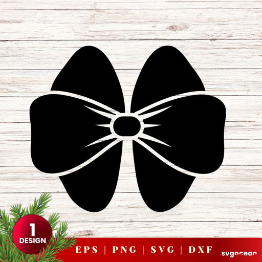 Christmas Bow Svg - Svg Ocean