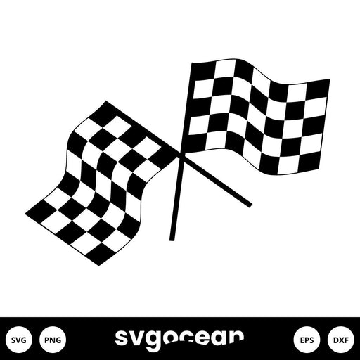 Race Flags SVG - Svg Ocean