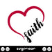 Faith Heart SVG - Svg Ocean