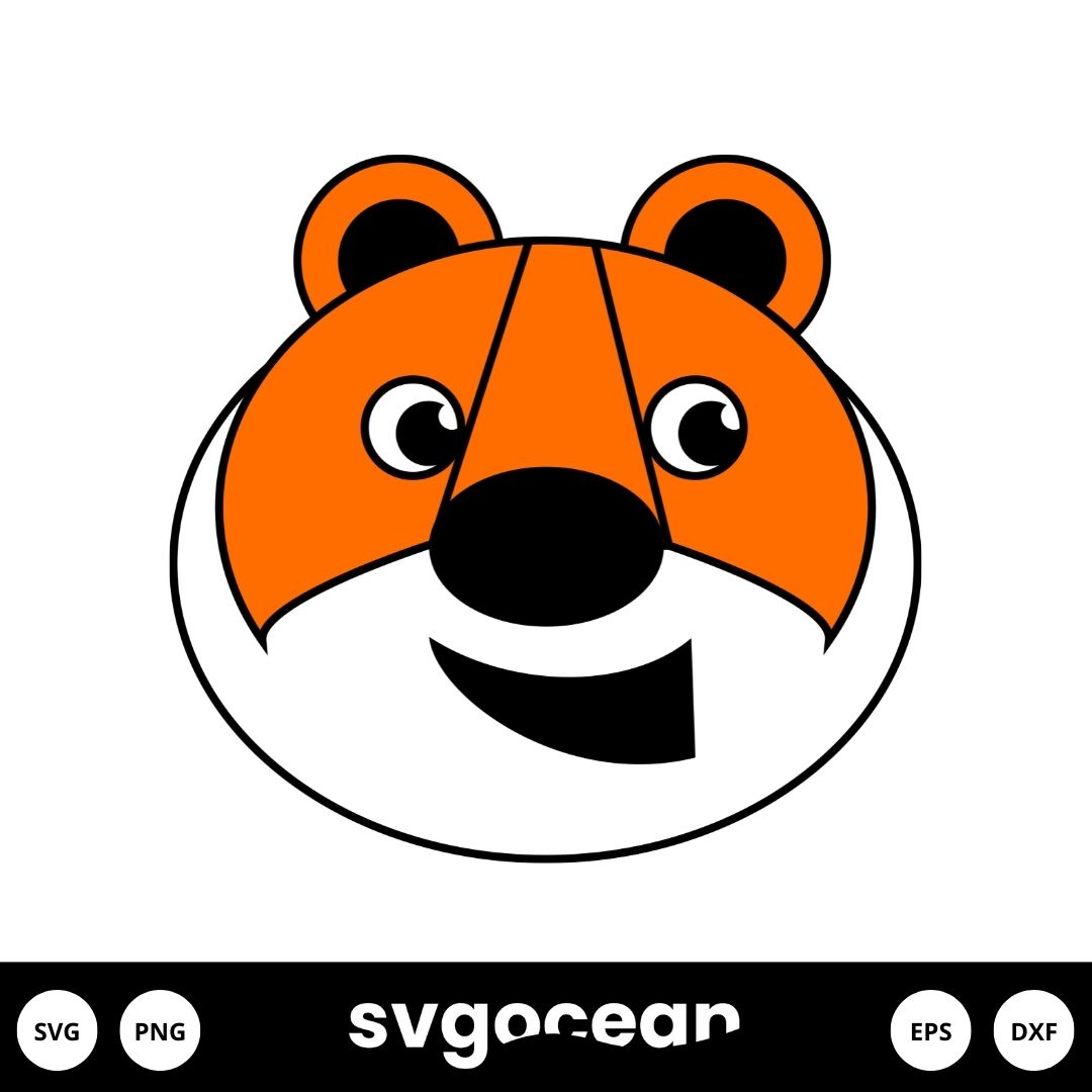 Tigger Vector Graphics Simple Tigger Svg vector for instant download - Svg Ocean — svgocean