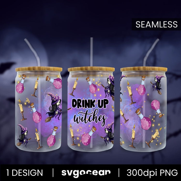 Mystical Witch Can Glass Bundle - Svg Ocean