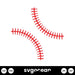 Baseball Lace SVG - Svg Ocean