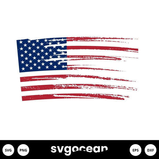 Rustic Flag SVG - Svg Ocean