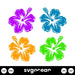 Tropical Flowers SVG - Svg Ocean