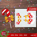 Christmas Lollipop Holders - Svg Ocean