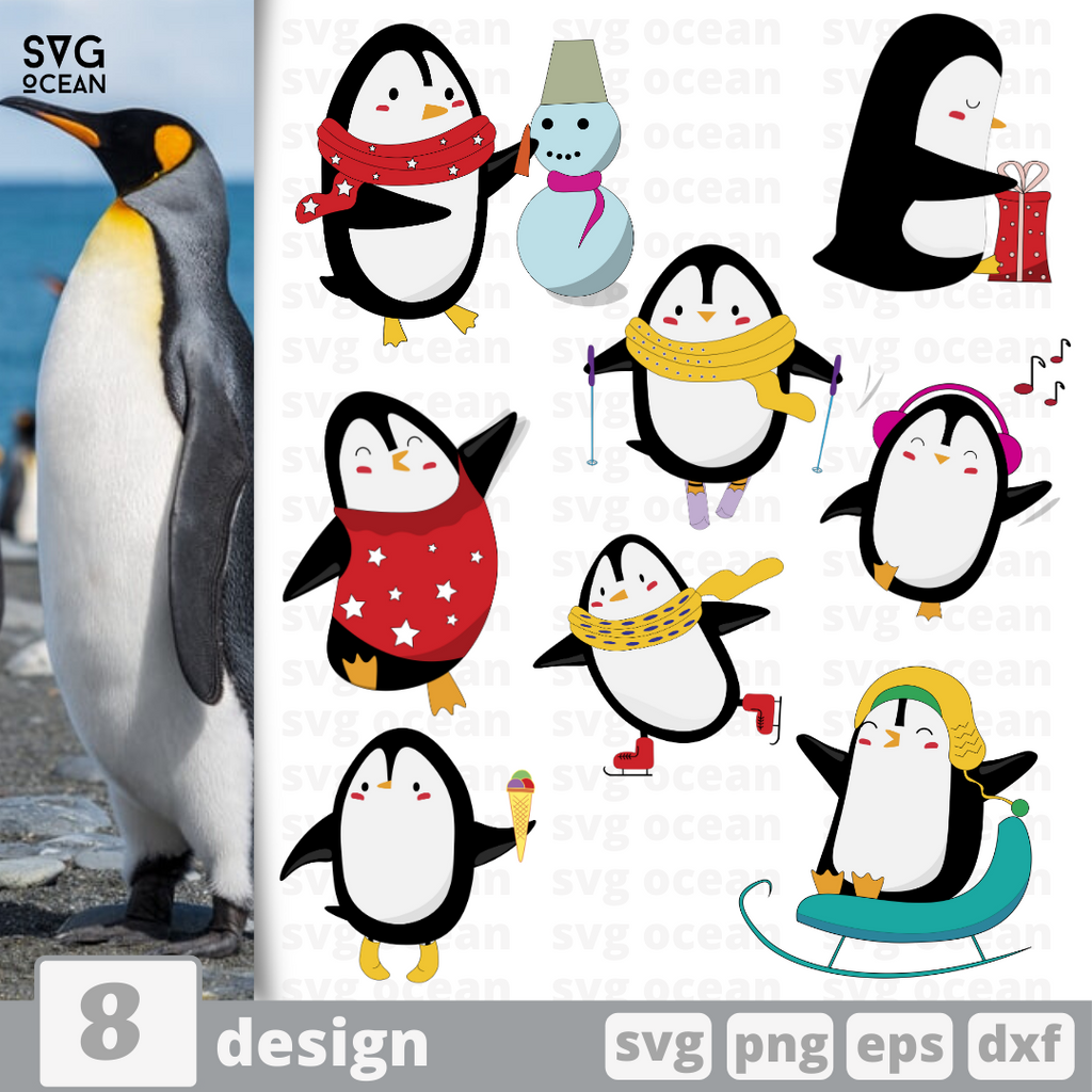 Penguin Egg Holder SVG vector for instant download - Svg Ocean — svgocean