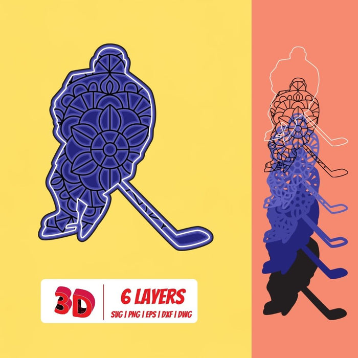 3D Hockey SVG Bundle - Svg Ocean