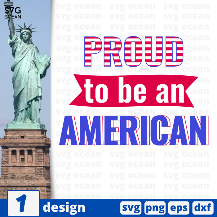 Proud to be an american SVG vector bundle - Svg Ocean