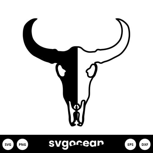 Cow Skull SVG Free - Svg Ocean