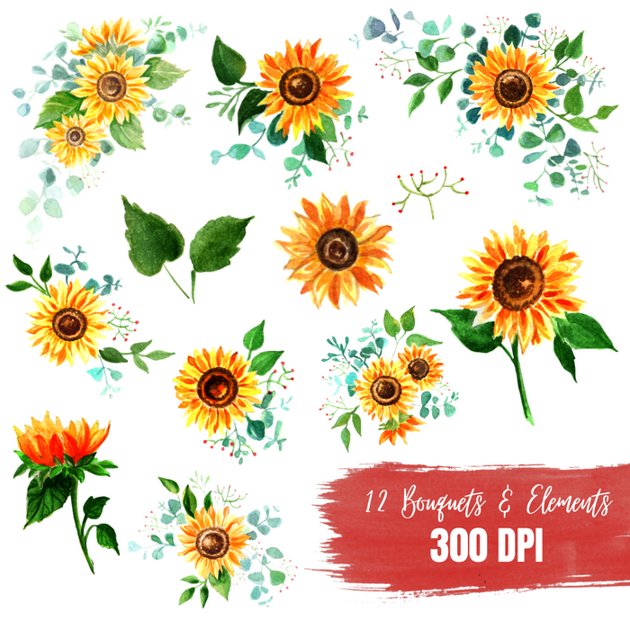 Sunflowers SVG vector bundle - Svg Ocean