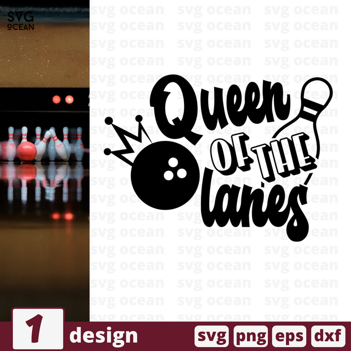 Queen of the lanes SVG vector bundle - Svg Ocean