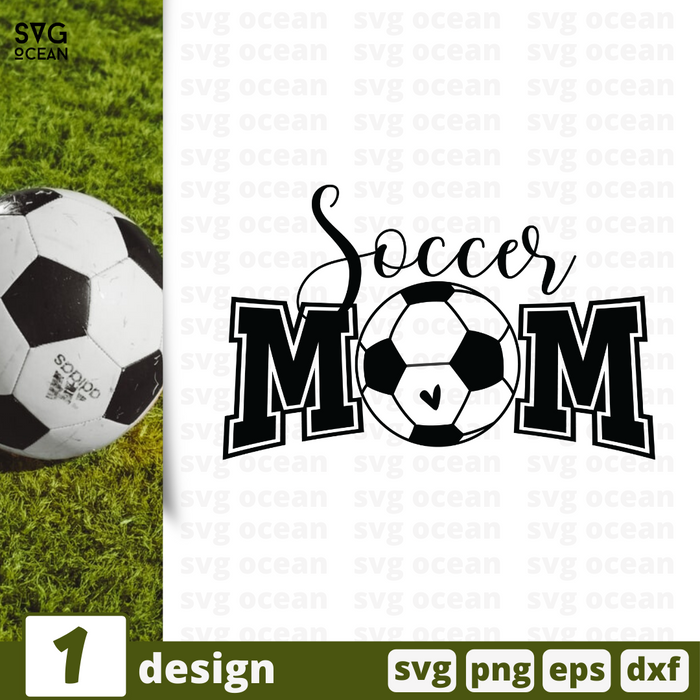 Free Soccer mom quote SVG printable cut file Soccer mom - Svg Ocean