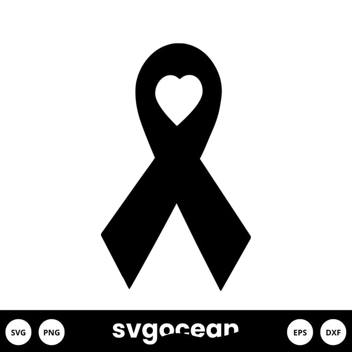Cancer Ribbon Svg - Svg Ocean