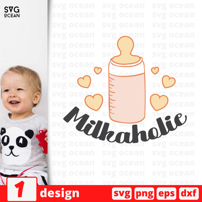 Milkaholic SVG vector bundle - Svg Ocean