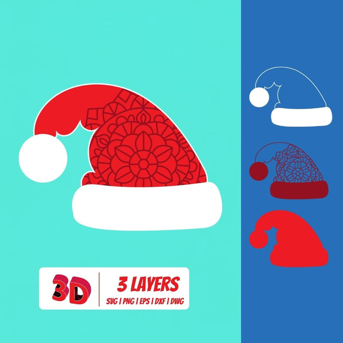 3D Christmas Photo SVG - Svg Ocean