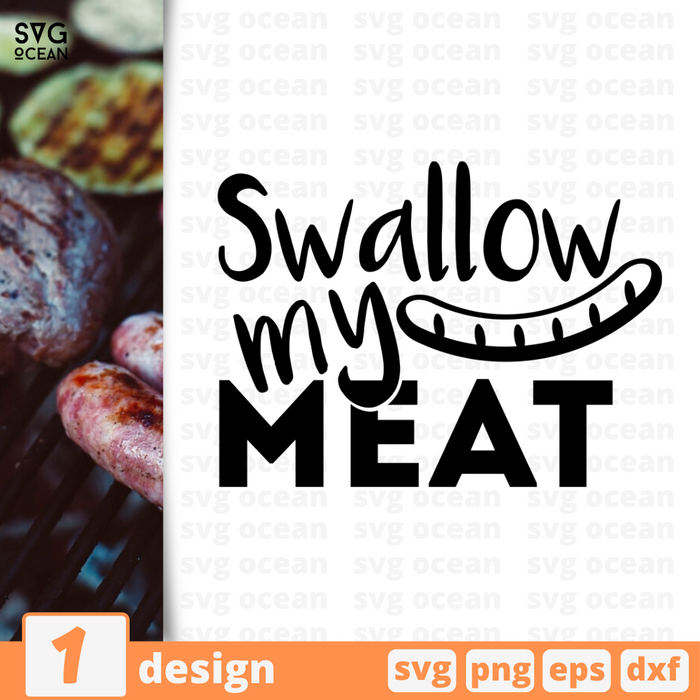 Swallow my meat SVG vector bundle - Svg Ocean