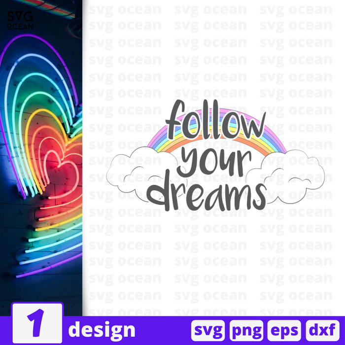 Follow your dreams SVG vector bundle - Svg Ocean