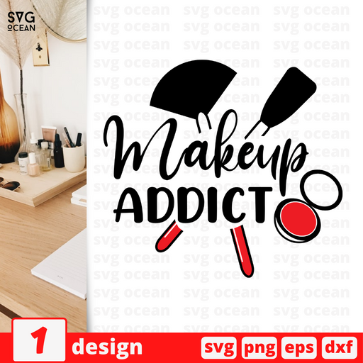 Makeup addict SVG vector bundle - Svg Ocean