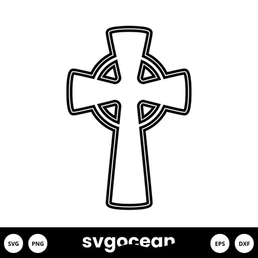 Celtic Cross SVG - Svg Ocean