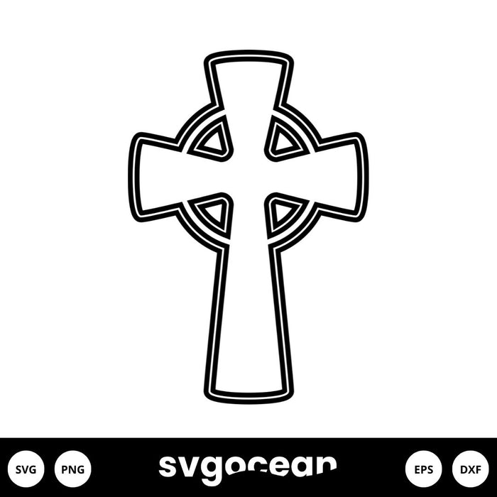 Celtic Cross SVG - Svg Ocean