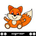 Baby Fox Svg - Svg Ocean