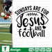 Sundays are for Jesus and football SVG vector bundle - Svg Ocean