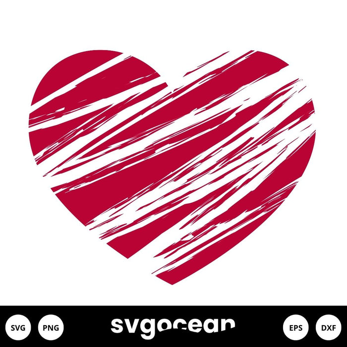 Distressed Heart SVG - Svg Ocean