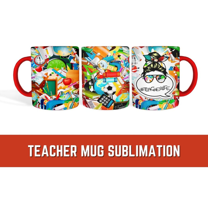 Teacher Mug Sublimation - Svg Ocean